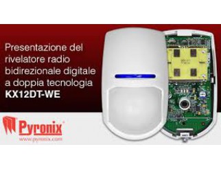 PYRONIX 12m, rivelatore volumetrico radio bidirezionale digitale a doppia tecnologia