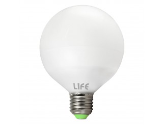 Lampada Lampadina LED Attacco E27 16 Watt Globo Luce Bianca Calda LIFE 3000K