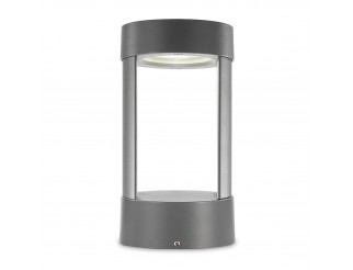 Lampione da Esterno per Giardino Lampada a Led 5W in Alluminio PAN PILLAR 22 cm