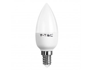 Lampada Lampadina E14 LED SMD V-TAC VT-1857 Bulbo Luce Bianca Naturale 6 Watt