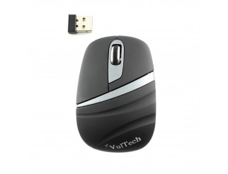 Mini Mouse USB Ottico Wireless Senza Fili Pc Computer VULTECH Silver MC-01W