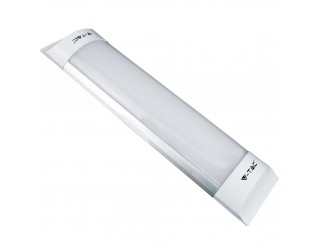Plafoniera Tubo LED Prismatico Applique Soffitto 60cm 20W Luce Naturale V-TAC