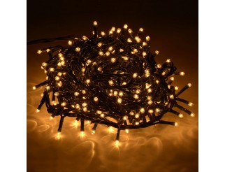 Luci Mini Lucciole 240 LED 220V Luce di Natale Albero Presepe Bianco Caldo