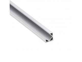 Profilo Barra in Alluminio Angolare per Striscia a Led Strip Rigida 2 Metri