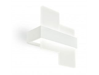 Lampada da parete con diffusore a sbalzo Sorgente luminosa a led 12W, 960 lumen, 3000K