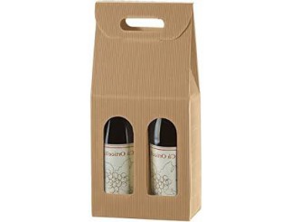SCATOLA CARTONE COMPLETA 2 BOTTIGLIE
