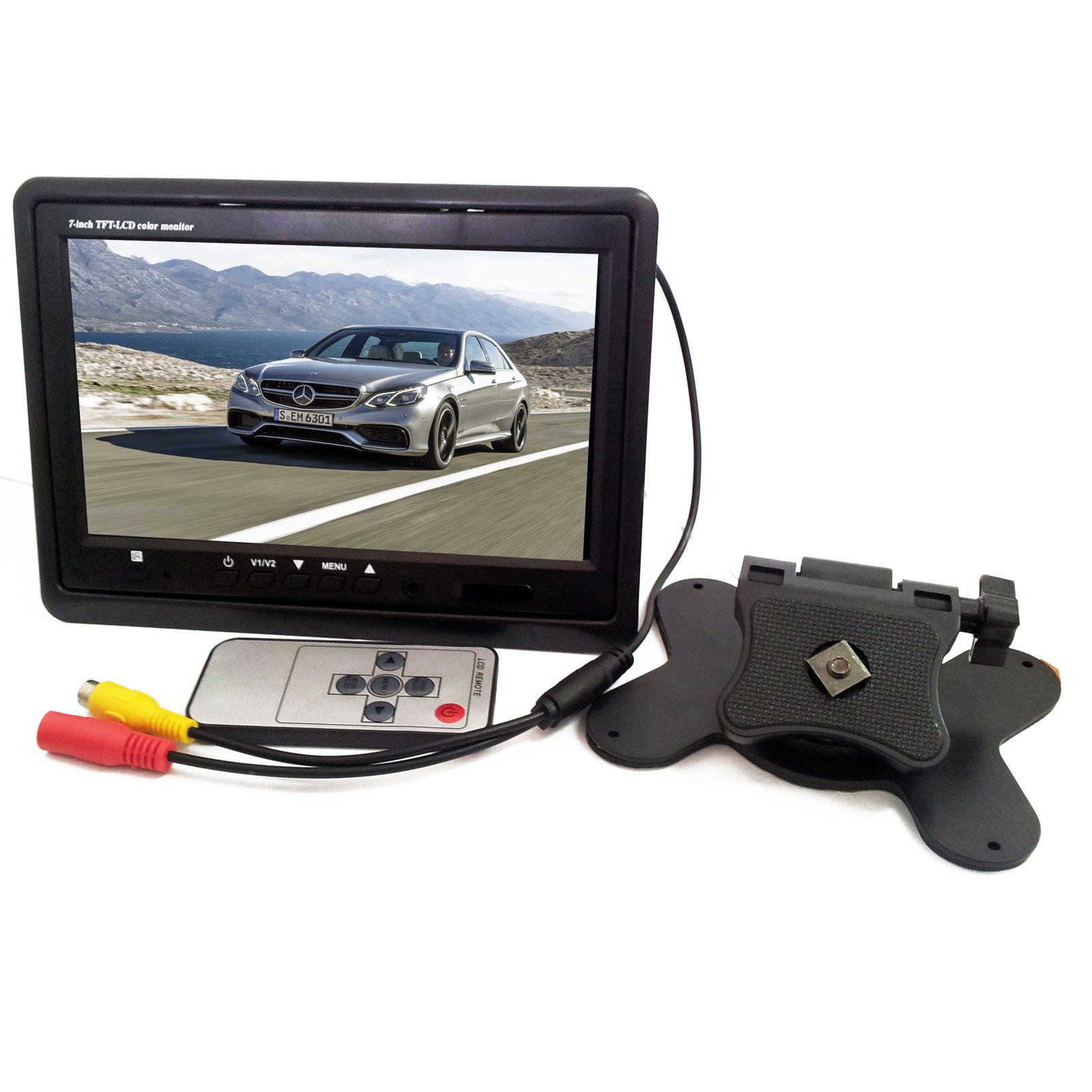 Monitor Tig LCD per Auto a Colori igital per Auto Camion o SUV, CXZX Monitor LCD 4.3 Pollici per Auto 