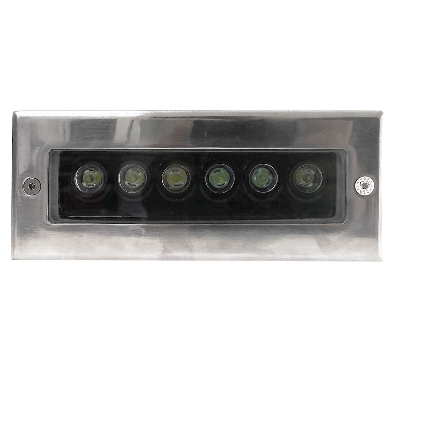 Faretto led 6w segnapasso incasso luce fredda da esterno ... Faretti a led da incasso per interni