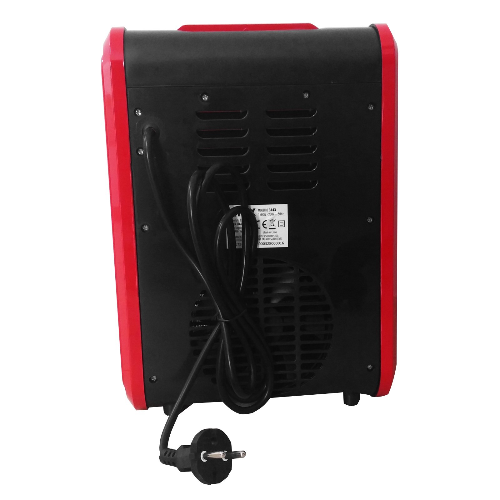 Froadp Camino Elettrico Stufa Con Effetto Fiamma LED - 750W/1500W, Nero, Dimensioni 40,5x24x45 Cm